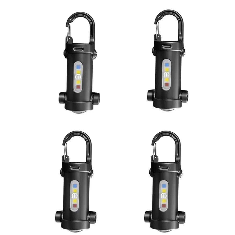 Mini COB LED Rechargeable Keychain Flashlight | 800 Lumens
