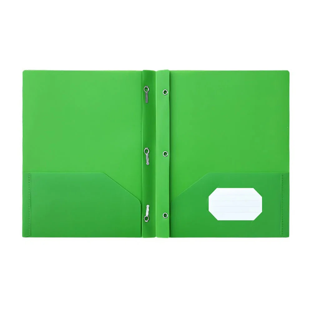 A4 Office Folder Tadpole Clip Double Mouth File Bag Archive Contract