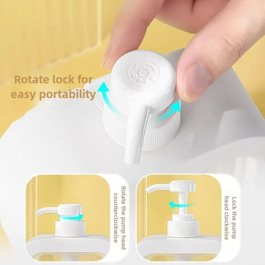 2pcs Christmas Soap Dispenser, Hand Soap Dispenser, Refillable Liquid Hand Soap Empty Plastic Pump Bottle Container for Bathroom Peaceful Pleasures Health and Wellness