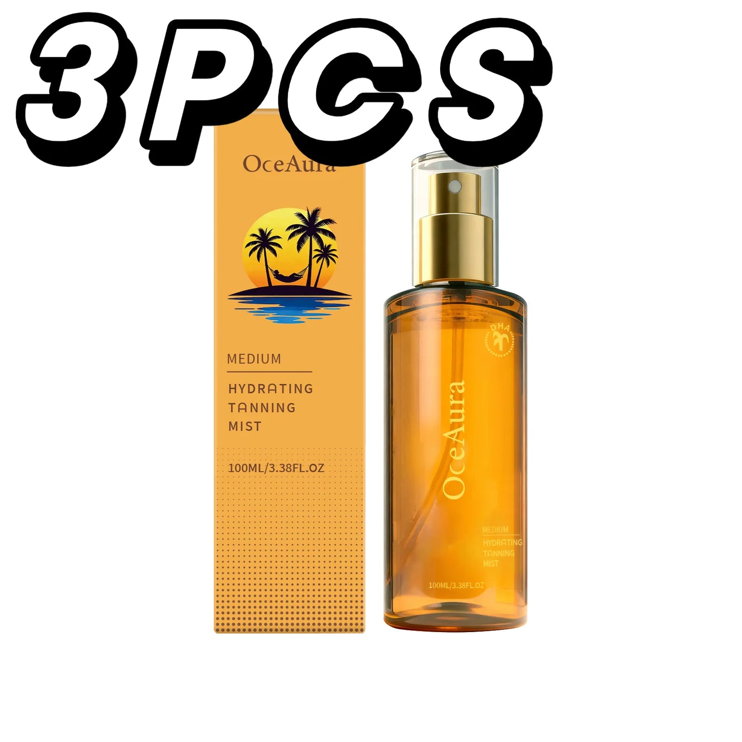 OceAura Hydrating Self Tanner Mist | Medium Bronze Glow 100ml