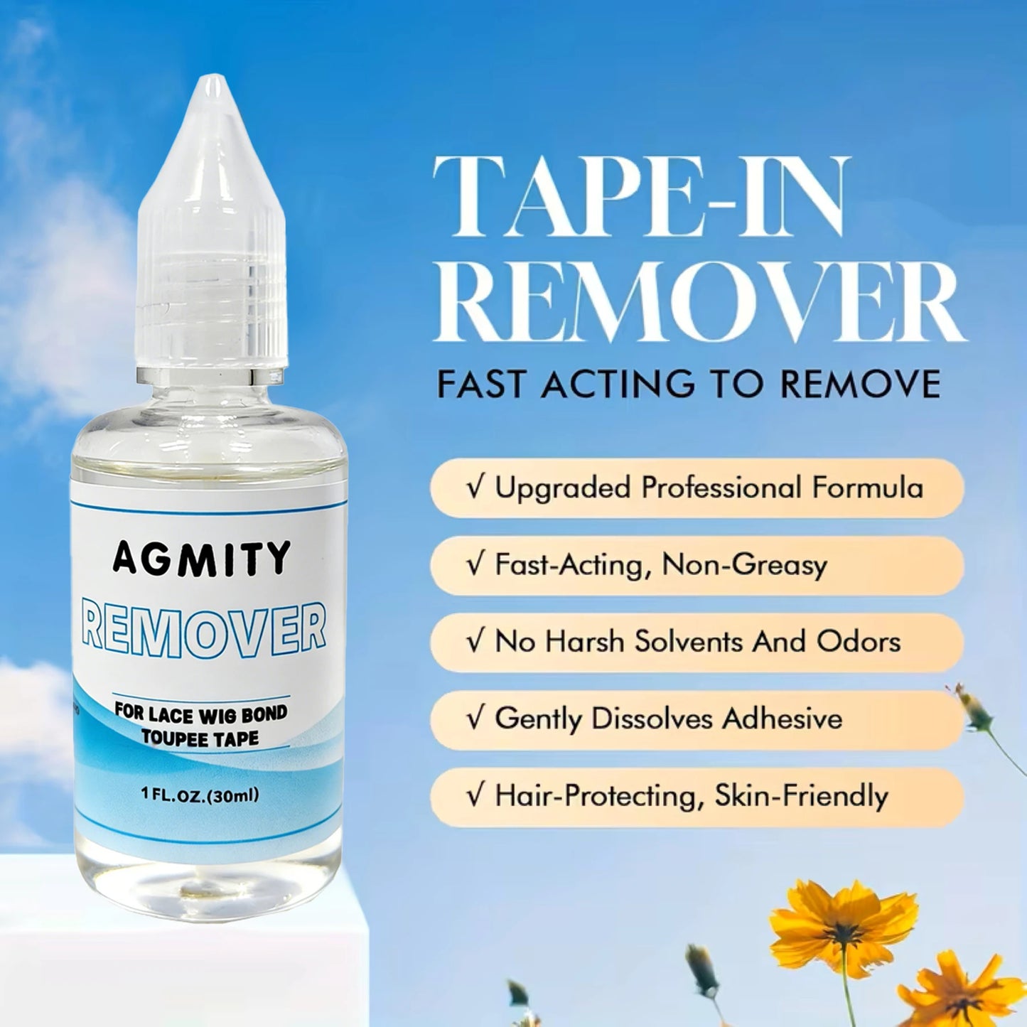 30ml Wig Glue Remover for Lace Wigs, Toupees & Extensions