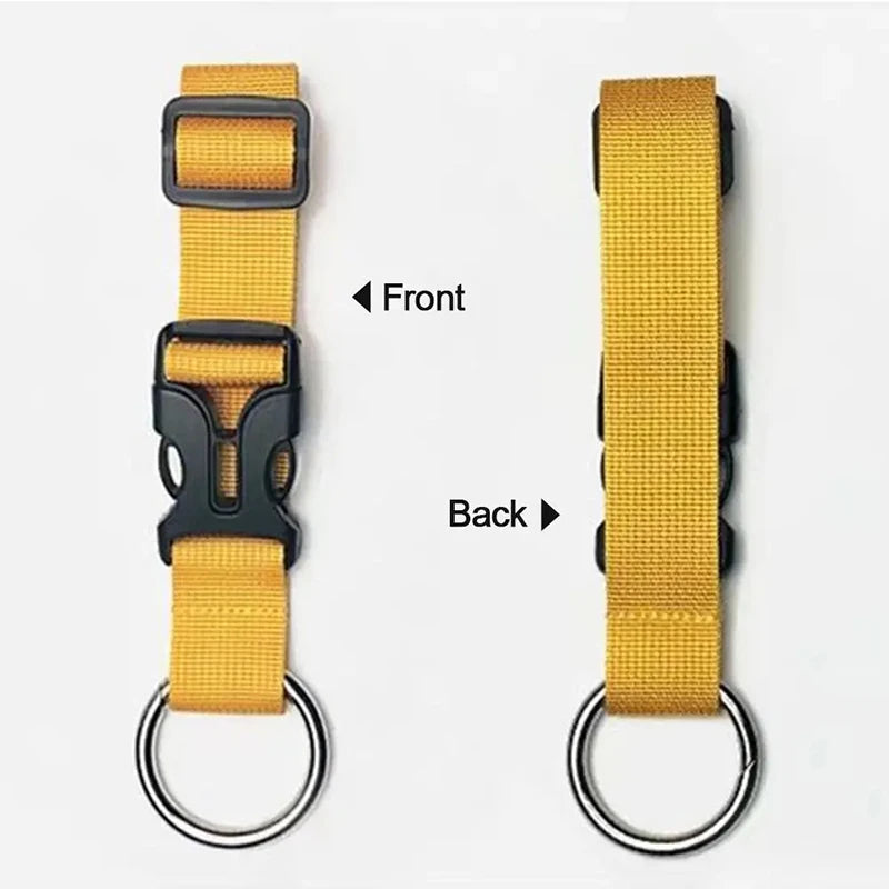 Multifunctional Backpack Hanging Buckle Portable Travel Suitcase Hook Backbin Belt Buckle Luggage Strap Peaceful Pleasures Health and Wellness