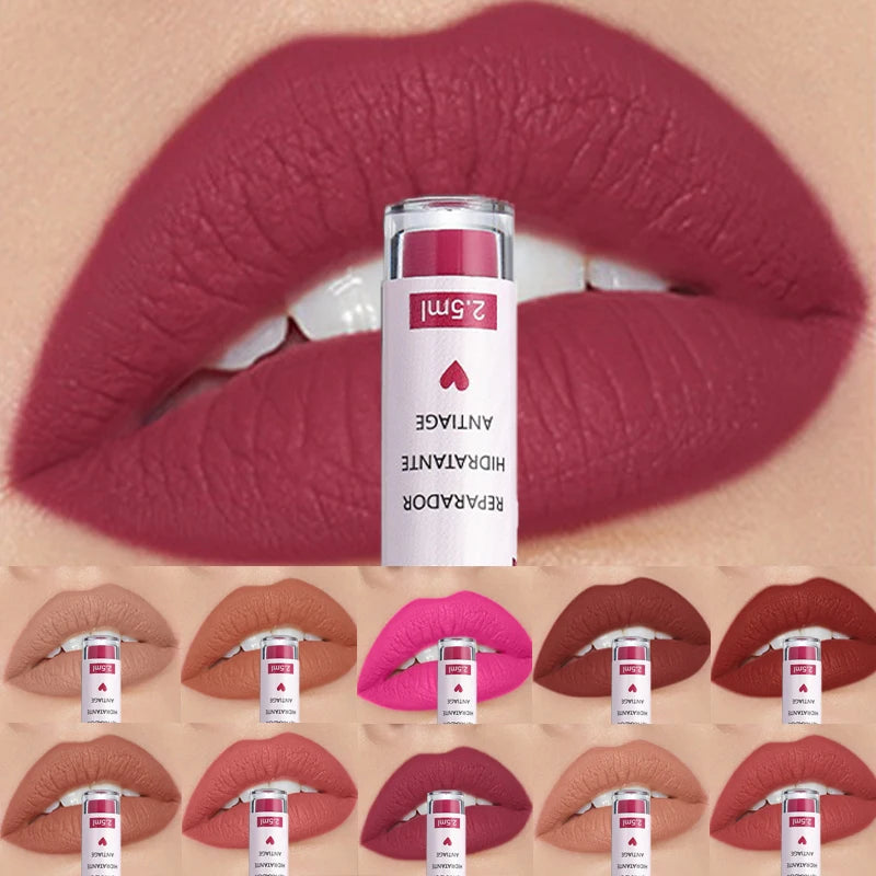 Korean Matte Liquid Lipstick – Waterproof Long-Lasting Lip Glaze