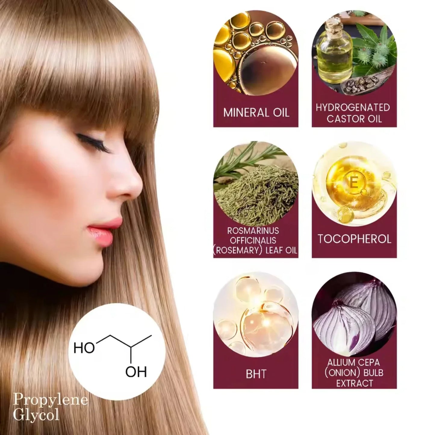 Red Onion Hair Oil with Keratin & Biotin – All Hair Types, 100g