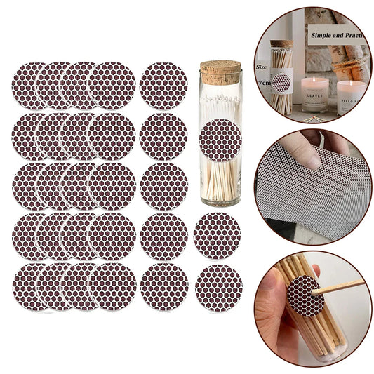 Match Striker Paper Strips – Adhesive Sticker Sheet 21.5x12cm Match Striker Strip Oasis Select