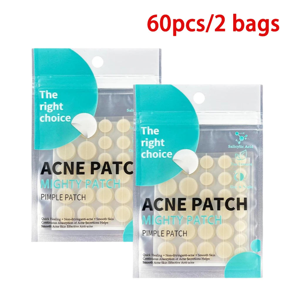 Eelhoe Acne Patches – Hydrocolloid, Salicylic Acid & Tea Tree Oil Acne Pimple Patch Peaceful Pleasures Health and Wellness 2 bags