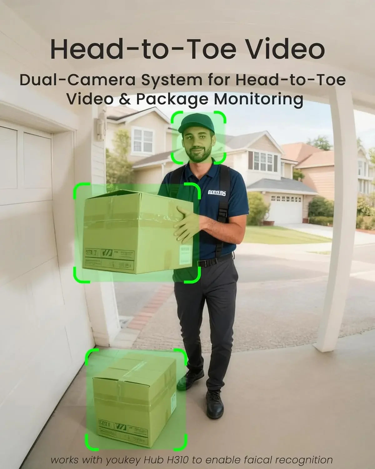 2K Wired Doorbell Camera with Chime, No Monthly Fee, Head-to-Toe Video, Package Detection, WiFi-6, 8GB Storage Peaceful Pleasures Health and Wellness