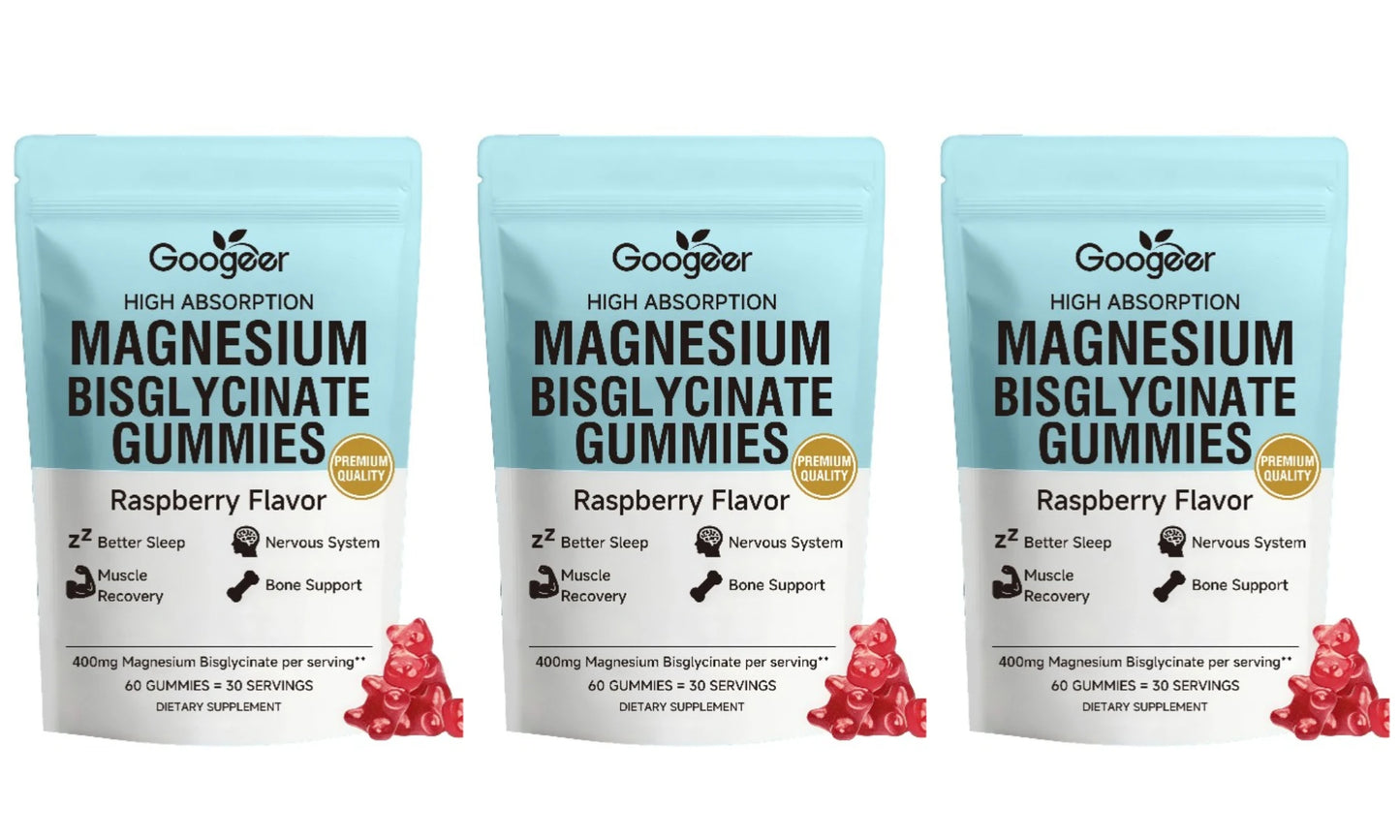 Magnesium Bisglycinate Gummies with D3 & Zinc | 60ct