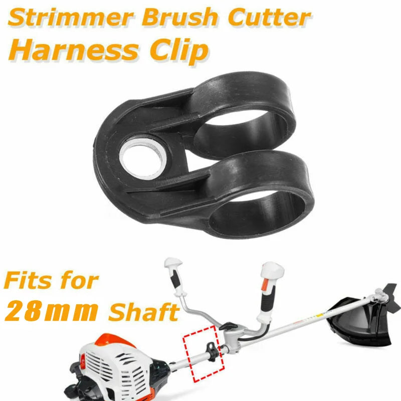 Universal Trimmer Brushcutter Harness Hook Clip Bracket Black Shaft