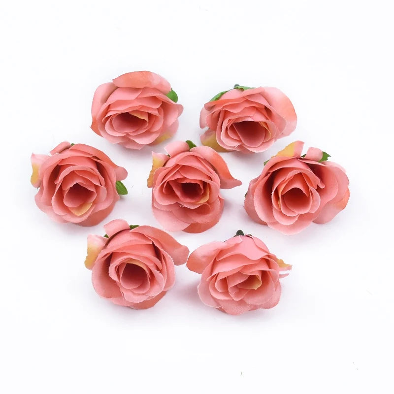 Silk Rose Bud Artificial Flowers – Wedding, Party & Home Decor Artificial Silk Flowers Peaceful Pleasures Health and Wellness color 14 50pcs