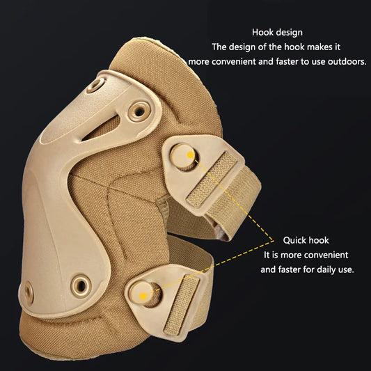 Tactical Knee Pads Outdoor Men's Version Kneeling Crawling Training Equipment Cycling Protective Gear Peaceful Pleasures Health and Wellness