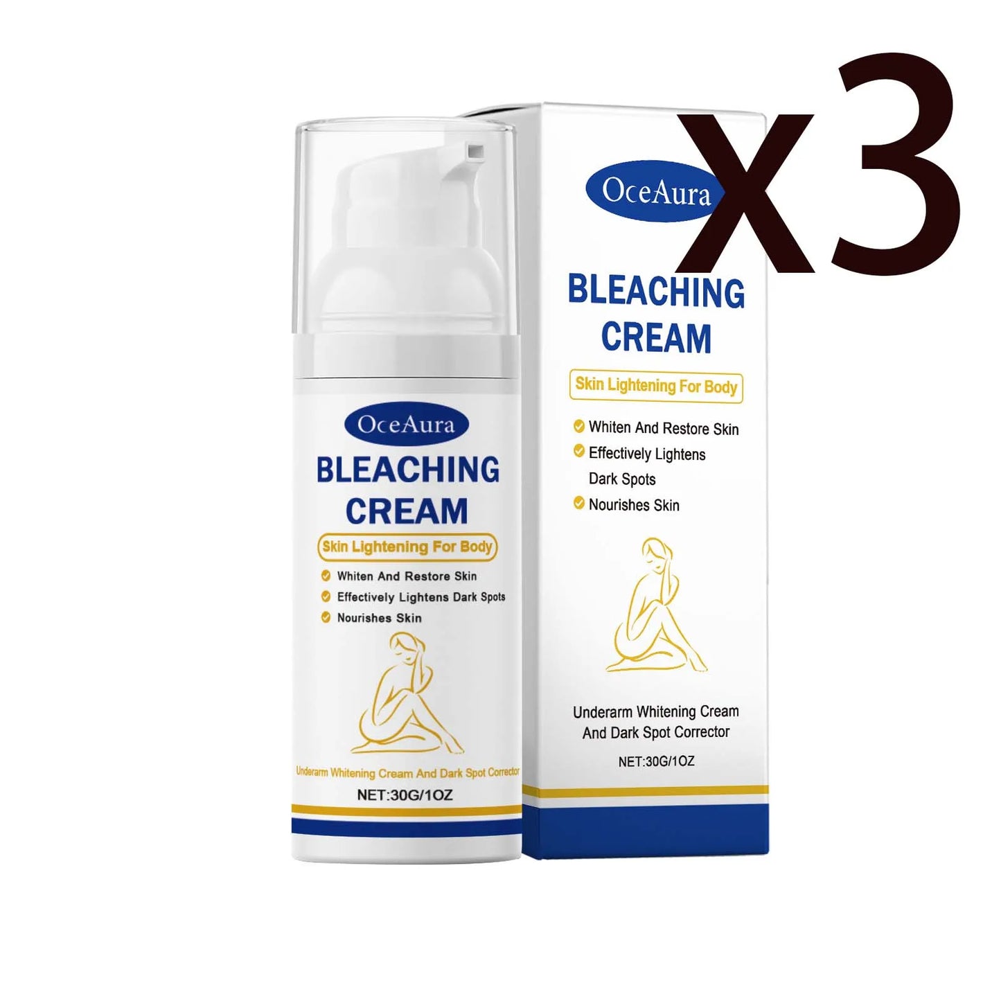 OceAura Niacinamide Brightening Body Lotion & Underarm Cream