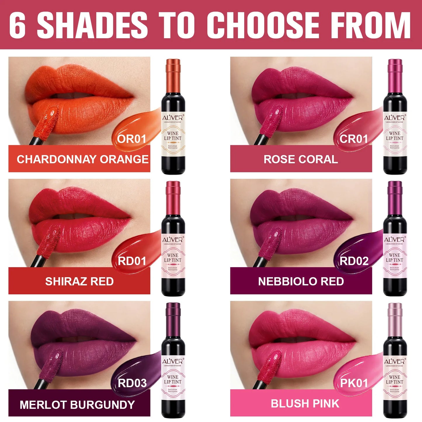 Red Wine Bottle Matte Liquid Lipstick | Velvet Nude Lip Gloss