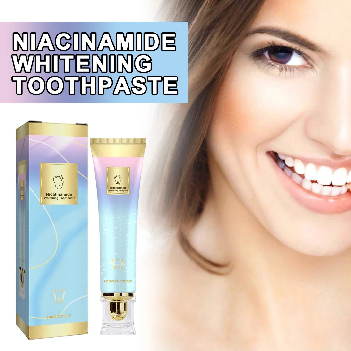 Oralhoe Niacinamide Whitening Toothpaste – Stain & Plaque Remover