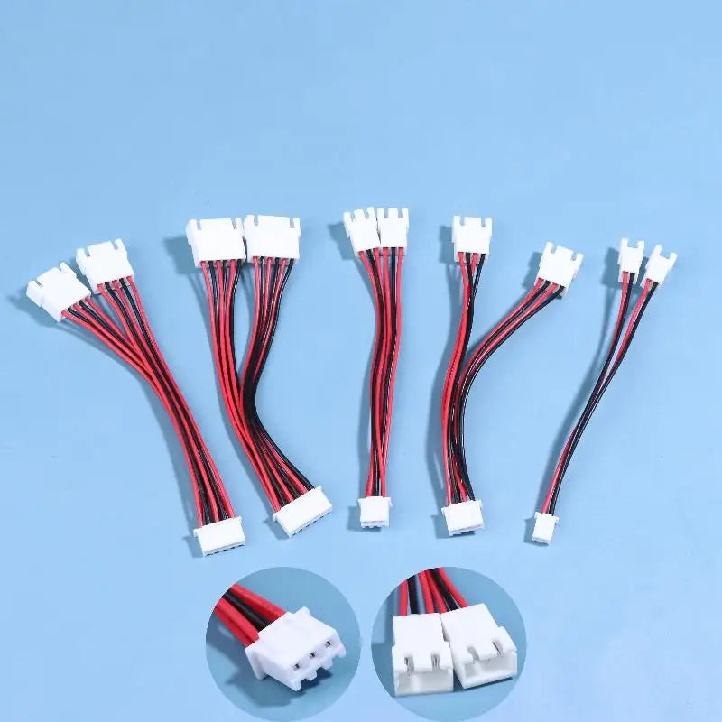 3Pcs/pack XH2.54MM Y-Splitter Cable Male To 2 Female Connector 26AWG Power Extension Cord 2/3/4/5/6 Pin Splitter Cable Adapter Peaceful Pleasures Health and Wellness