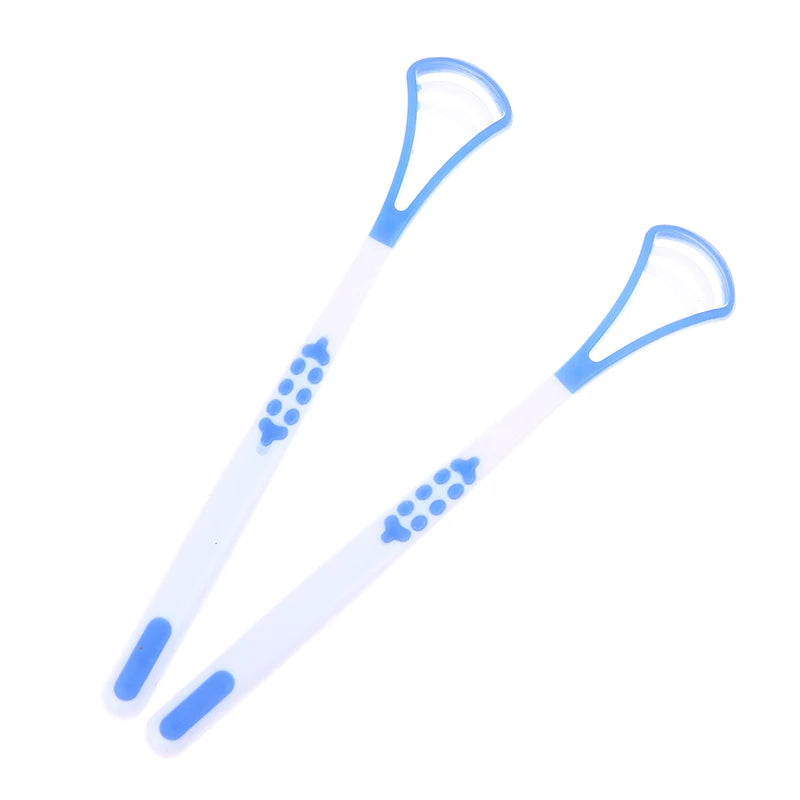 Y-Shape Food-Grade Silicone Tongue Scraper | 5 or 10 Pack
