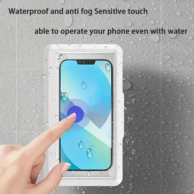 Waterproof Anti-Fog Shower Phone Holder – Rotatable Case Shower Phone Holder Peaceful Pleasures Health and Wellness