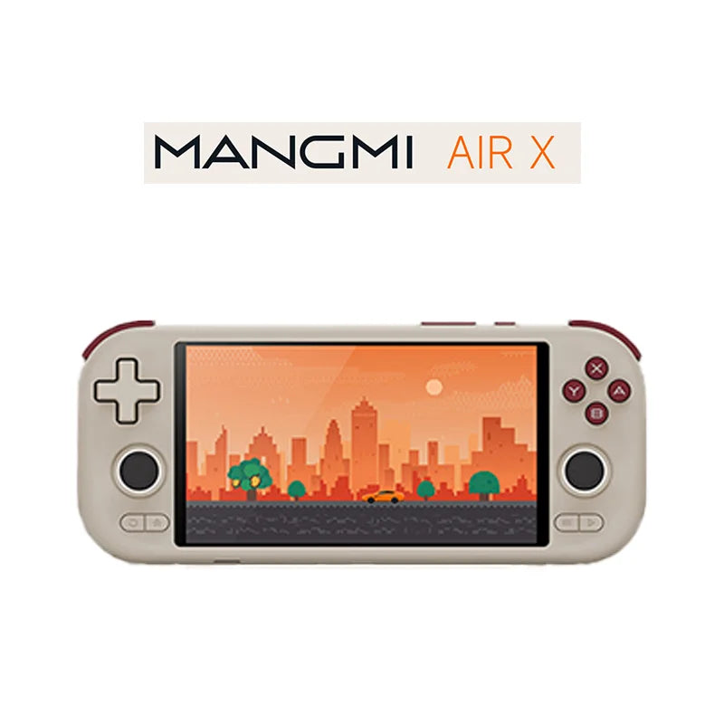 MangMi Air X Game Console 5.5-inch Android System 1080P IPS Touchscreen 5000mAh Battery Hall Effect Joystick Trigger Buttons P Peaceful Pleasures Health and Wellness MangMi Air X-Gray