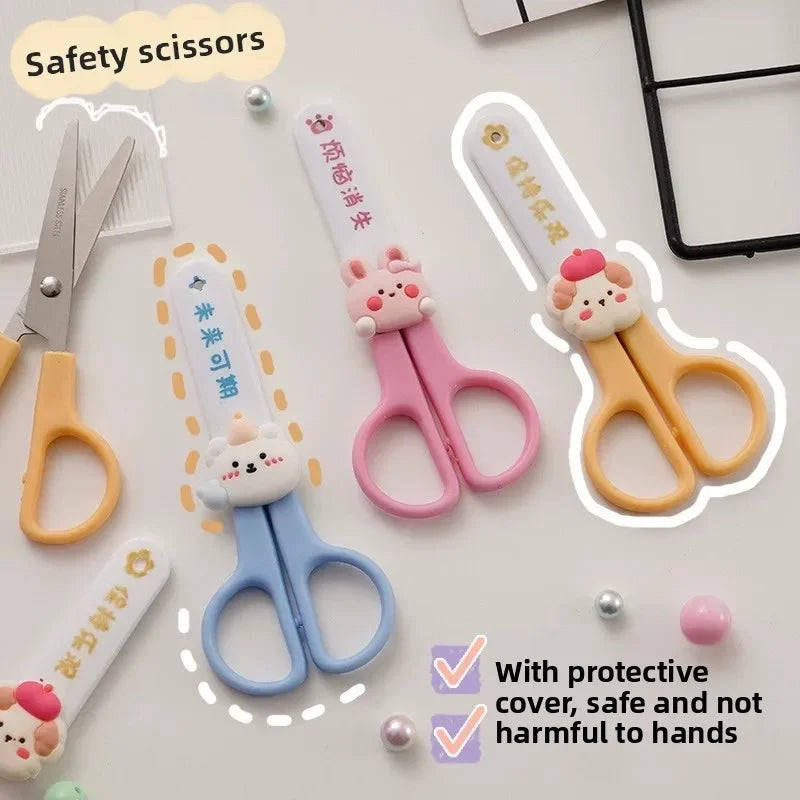 Kids Cartoon Craft Scissors Set – Paper Cutting & Scrapbooking