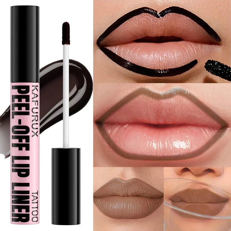 KAFURUX Peel-Off Lip Stain – 7 Colors, Waterproof & Long-Lasting