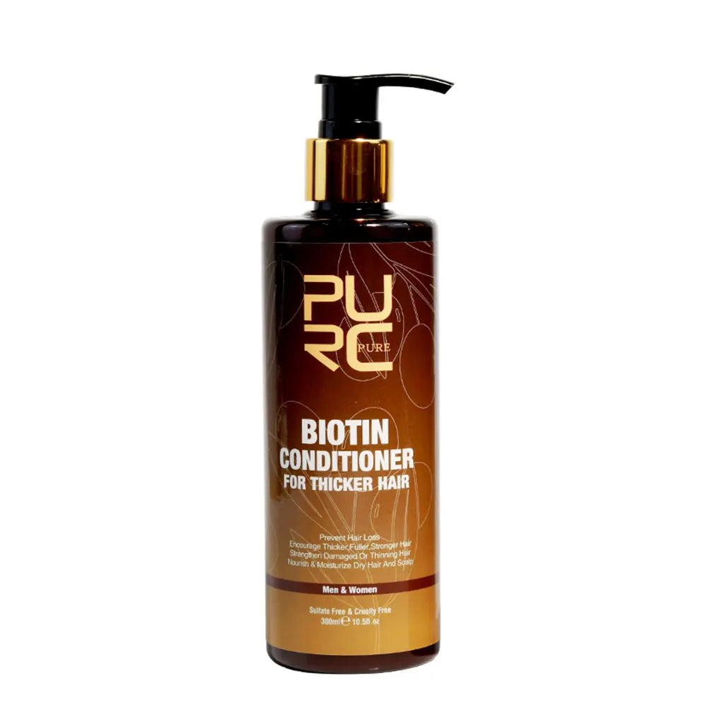 PURC Biotin Hair Growth Shampoo, Conditioner & Oil Set