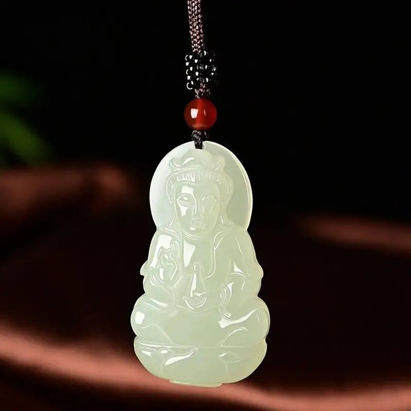 Maitreya Buddha Pendant Necklace – Wealth Blessing Jewelry