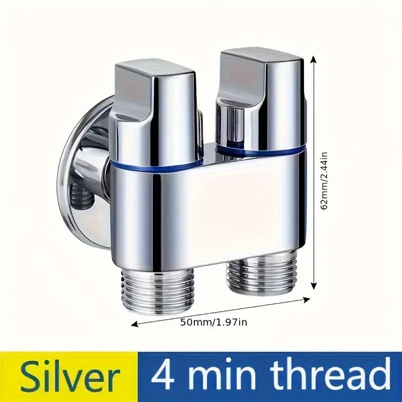 Stainless Steel Dual-Control Angle Valve | Anti-Backflow