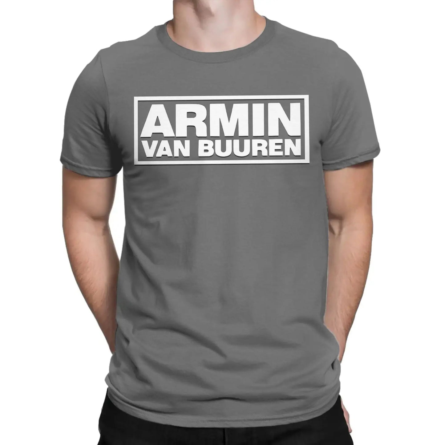 Men's T-Shirts Armin Buuren Awesome Pure Cotton Tee Shirt Short Sleeve Logo T Shirts O Neck Clothes Gift Idea Peaceful Pleasures Health and Wellness Dark Grey XXXL