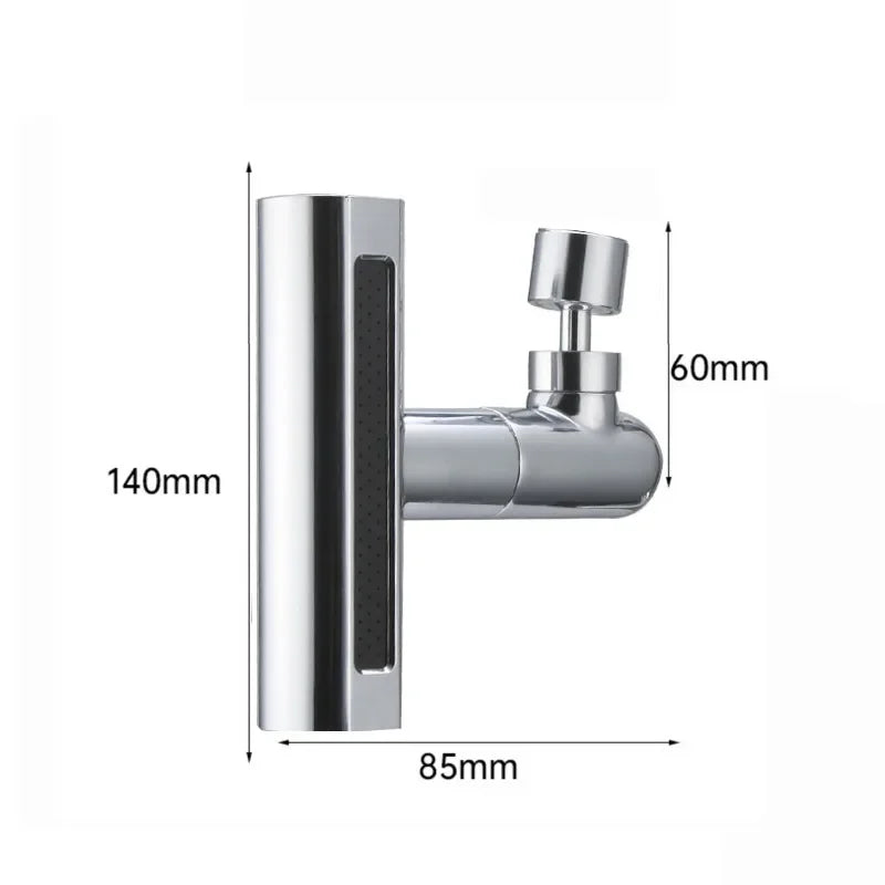 Swivel Waterfall Faucet – 4-Mode Adjustable Kitchen & Bath Spout