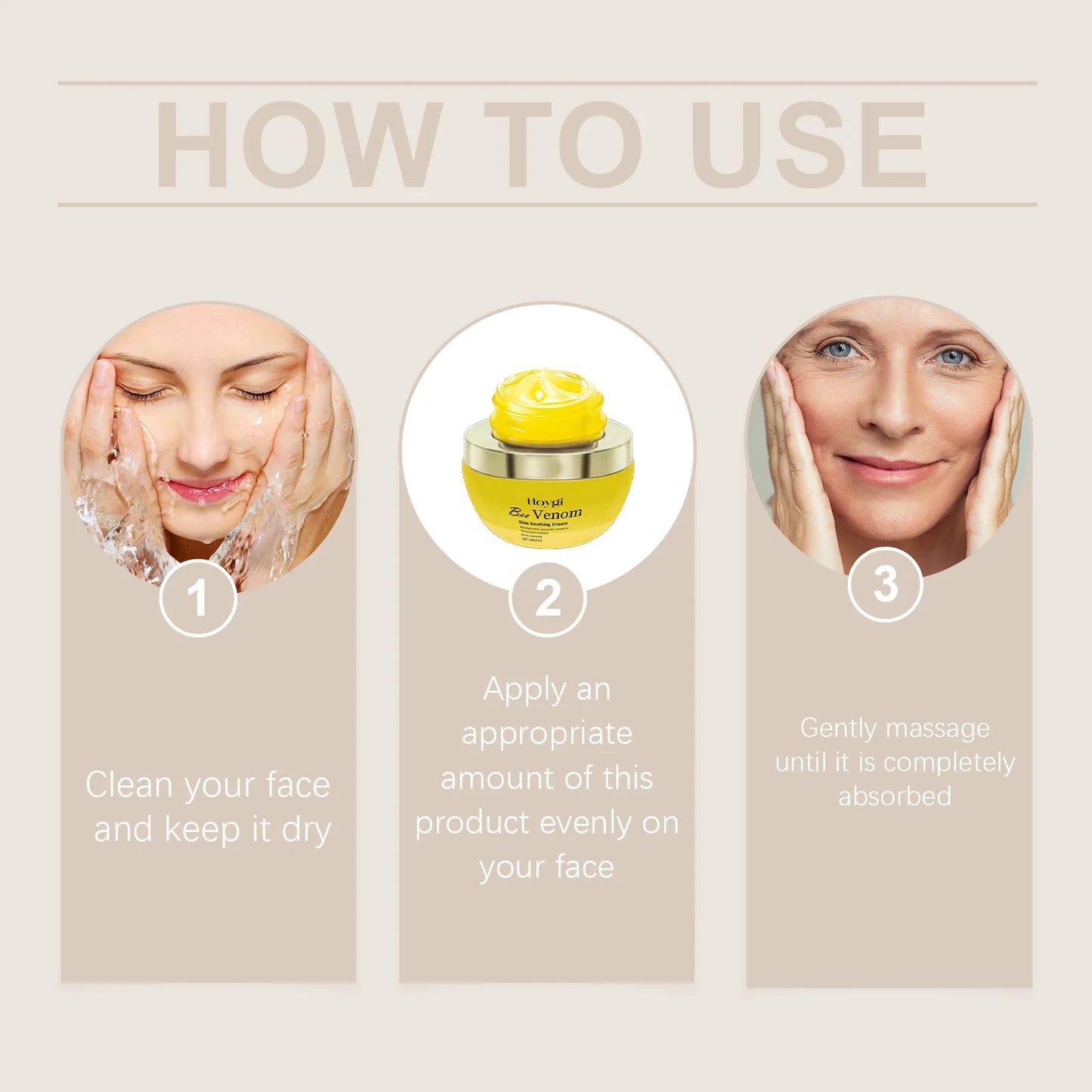 Bee Venom Firming Moisturizing Facial Cream | Anti-Aging