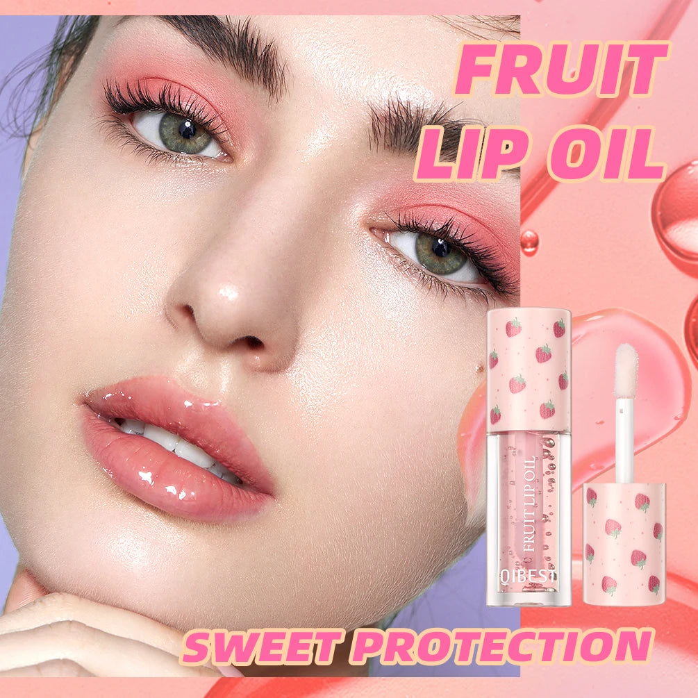 QIBEST Lip Oil Balm Set Glossy Lip Gloss Moisturizing Makeup Tinted Lip Plumping Mirror Lip Glaze Lip Glow Oil Lips Cosmetic Kit Peaceful Pleasures Health and Wellness