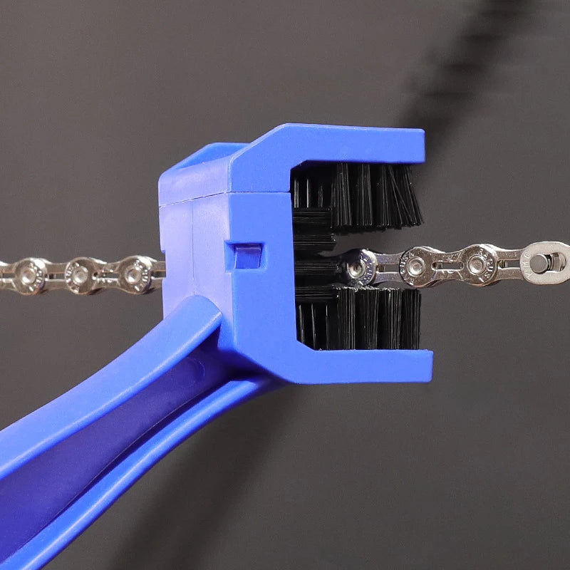 Bicycle & Motorcycle Chain Cleaner Brush Scrubber Tool