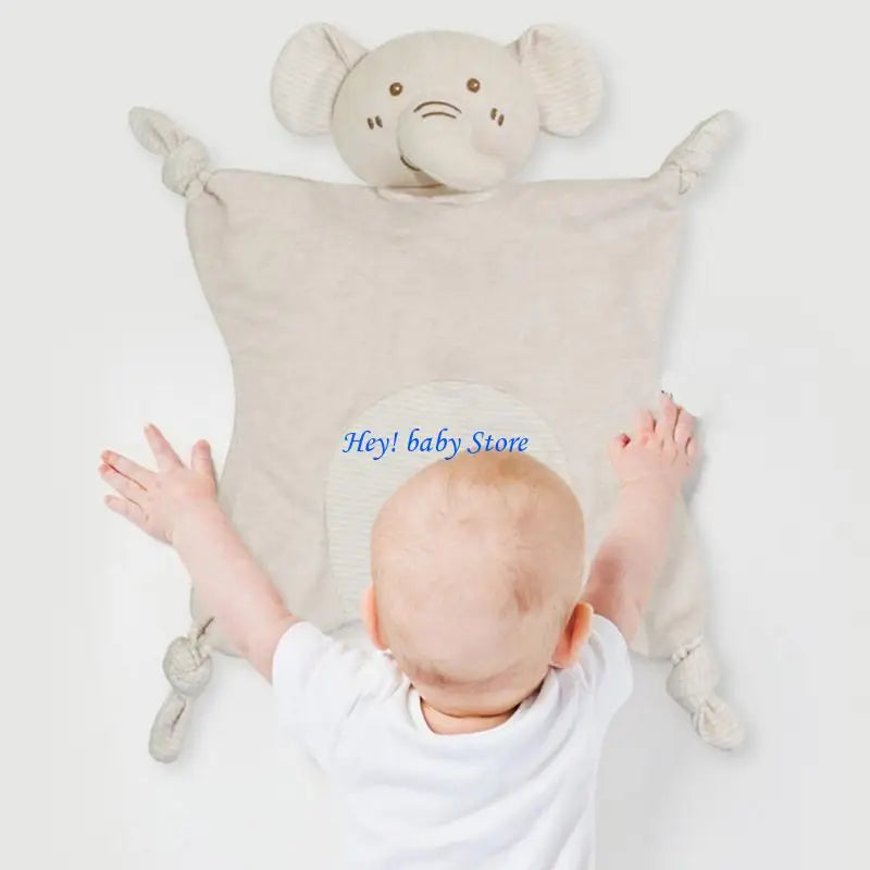 Soft Baby Security Blanket PP Cotton Animal Soothing Towel