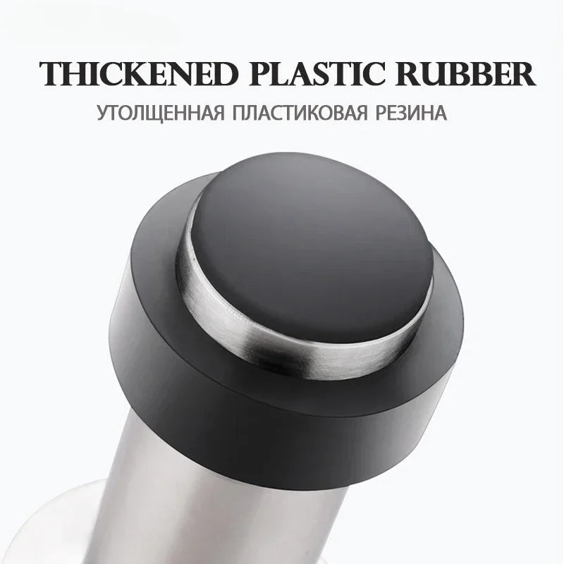 304 Stainless Steel Floor Door Stop – Screw or Adhesive Mount Floor Door Stop Peaceful Pleasures Health and Wellness