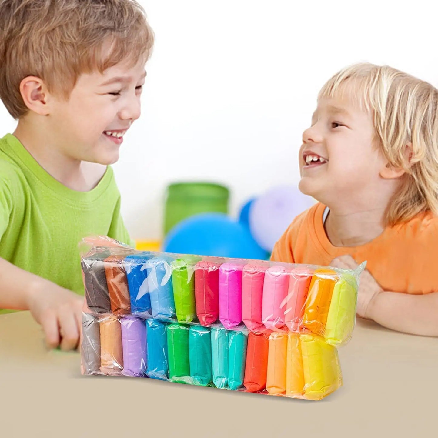 Air Dry Clay Kit 12/24/36 Colors – Kids Craft Modeling Set