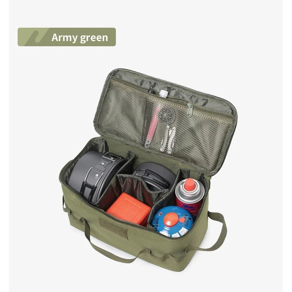 Outdoor Camping Storage Bag – Gas Canister & Cookware Organizer