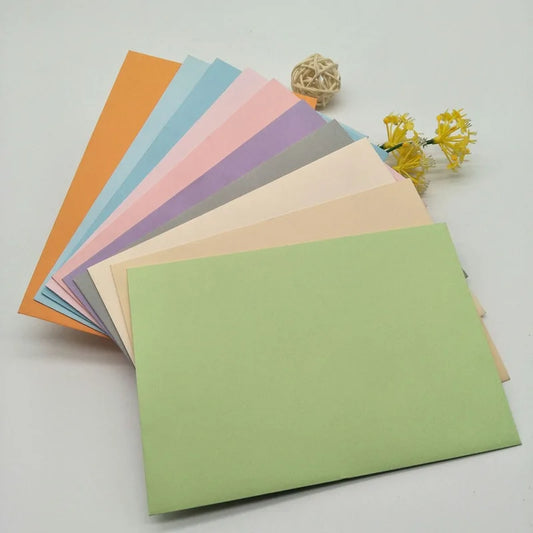 20 Macaron Colored Envelopes Suitable Birthdays Weddings Special Peaceful Pleasures Health and Wellness