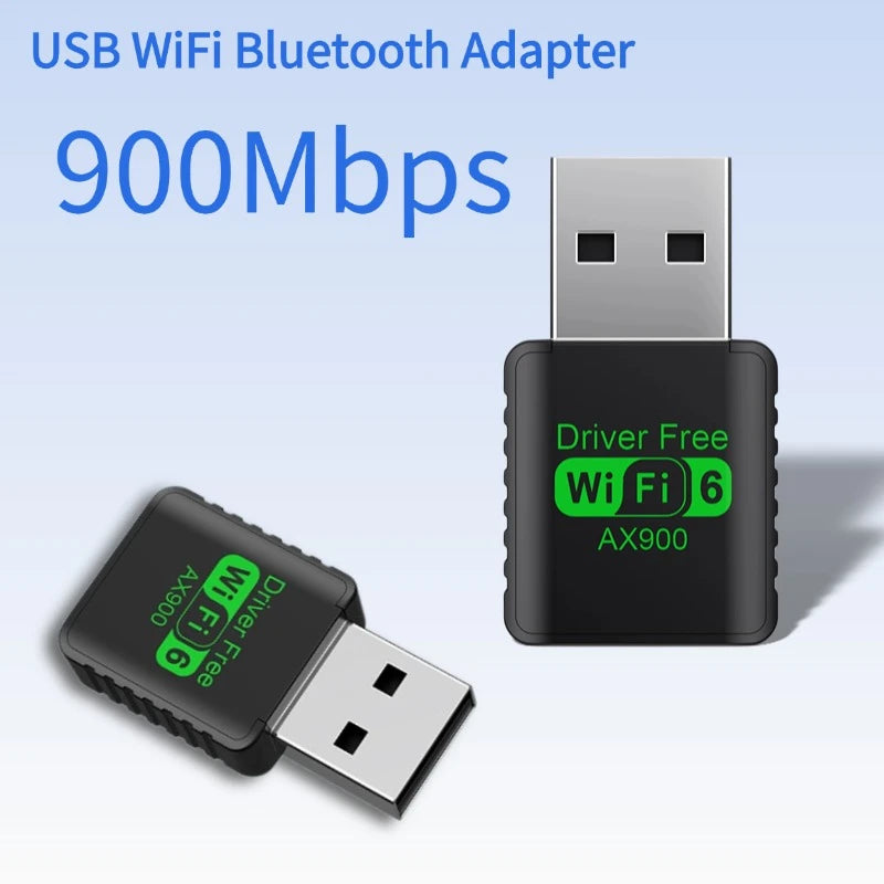 WiFi 6 AX900 Bluetooth 5.4 WiFi USB Adapter Wireless Network Card 2.4G&5GHz Wlan Receiver Signal Receiver For PC/Laptop Win10/11 Peaceful Pleasures Health and Wellness