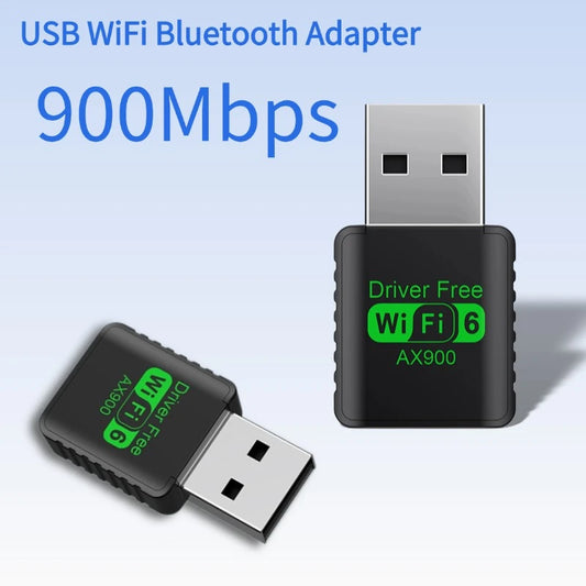 WiFi 6 AX900 Bluetooth 5.4 WiFi USB Adapter Wireless Network Card 2.4G&5GHz Wlan Receiver Signal Receiver For PC/Laptop Win10/11 Peaceful Pleasures Health and Wellness