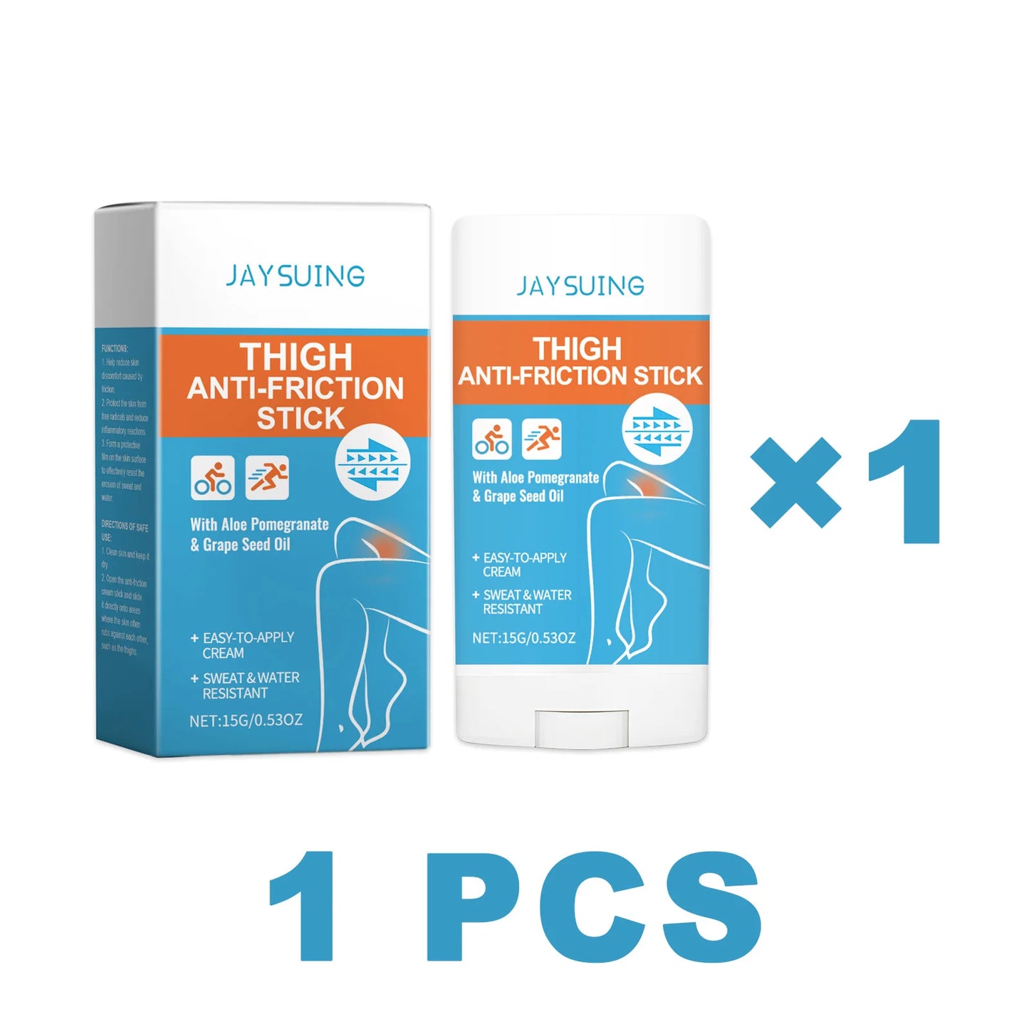 Jaysuing Anti-Friction Cream Stick | Thigh Chafe Guard 15g
