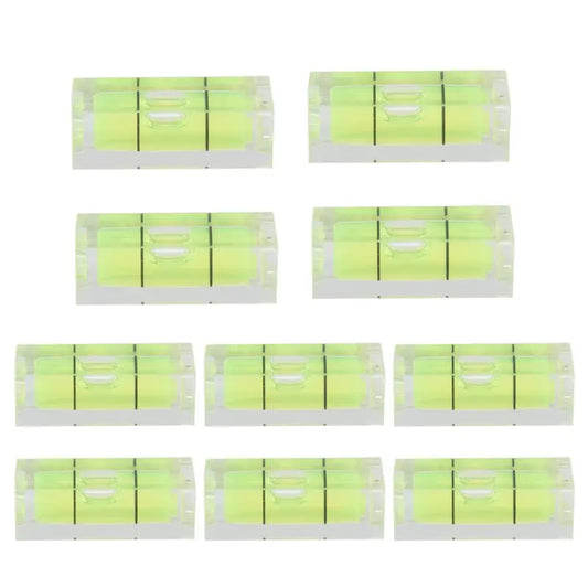 Mini Bubble Spirit Level 10x10x29mm – 6 or 10 Pack Bubble Spirit Level Peaceful Pleasures Health and Wellness