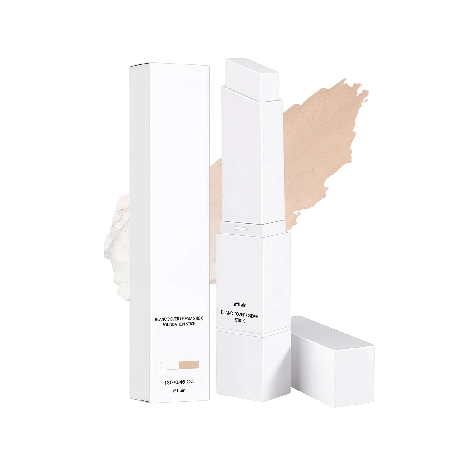 Concealer Foundation Stick – Lightweight, Moisturizing Cover Concealer Foundation Stick Peaceful Pleasures Health and Wellness Ivory White