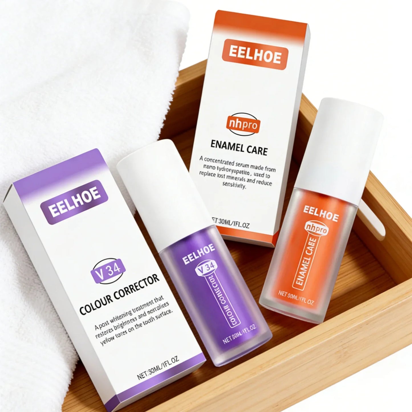 EELHOE Teeth Whitening Serum – Enamel Care & Colour Corrector
