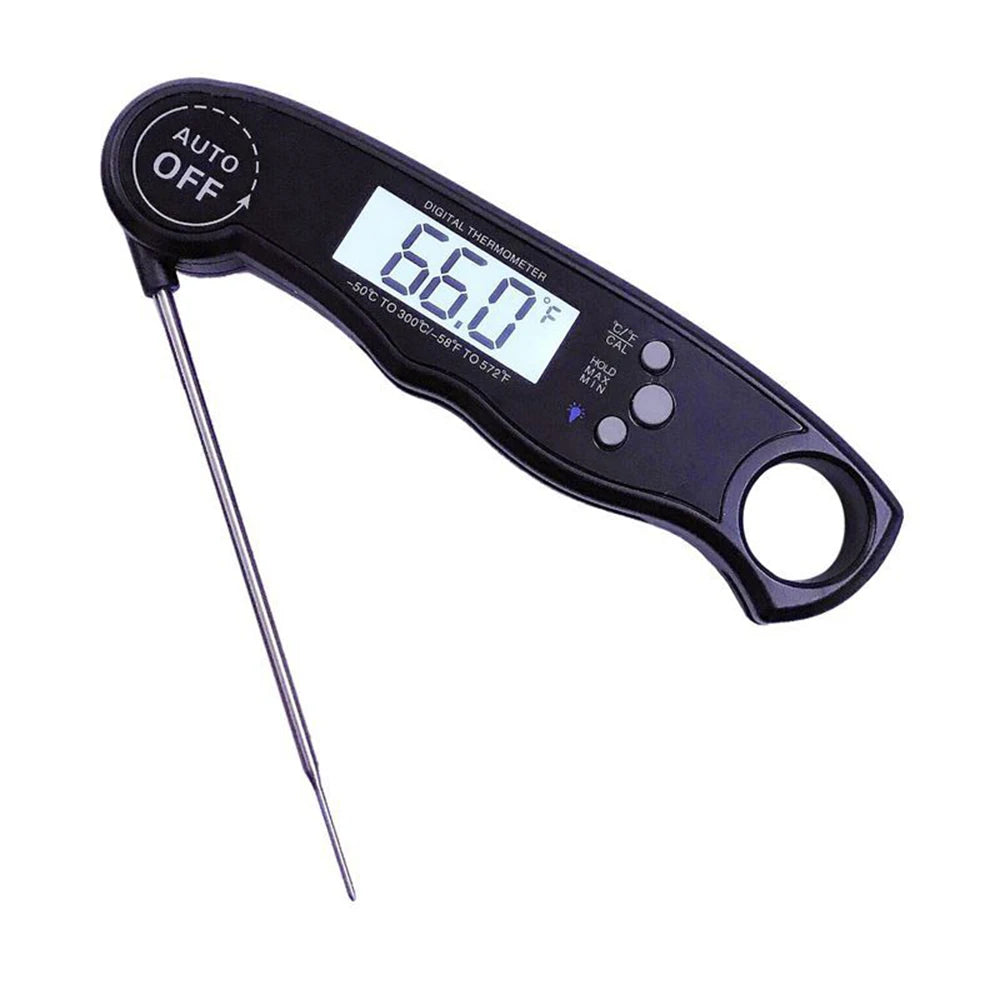 Leeseph Meat Thermometer Digital, Instant Read Food Thermometer, Waterproof Digital Thermometer for Cooking Grill BBQ Fryer Peaceful Pleasures Health and Wellness black