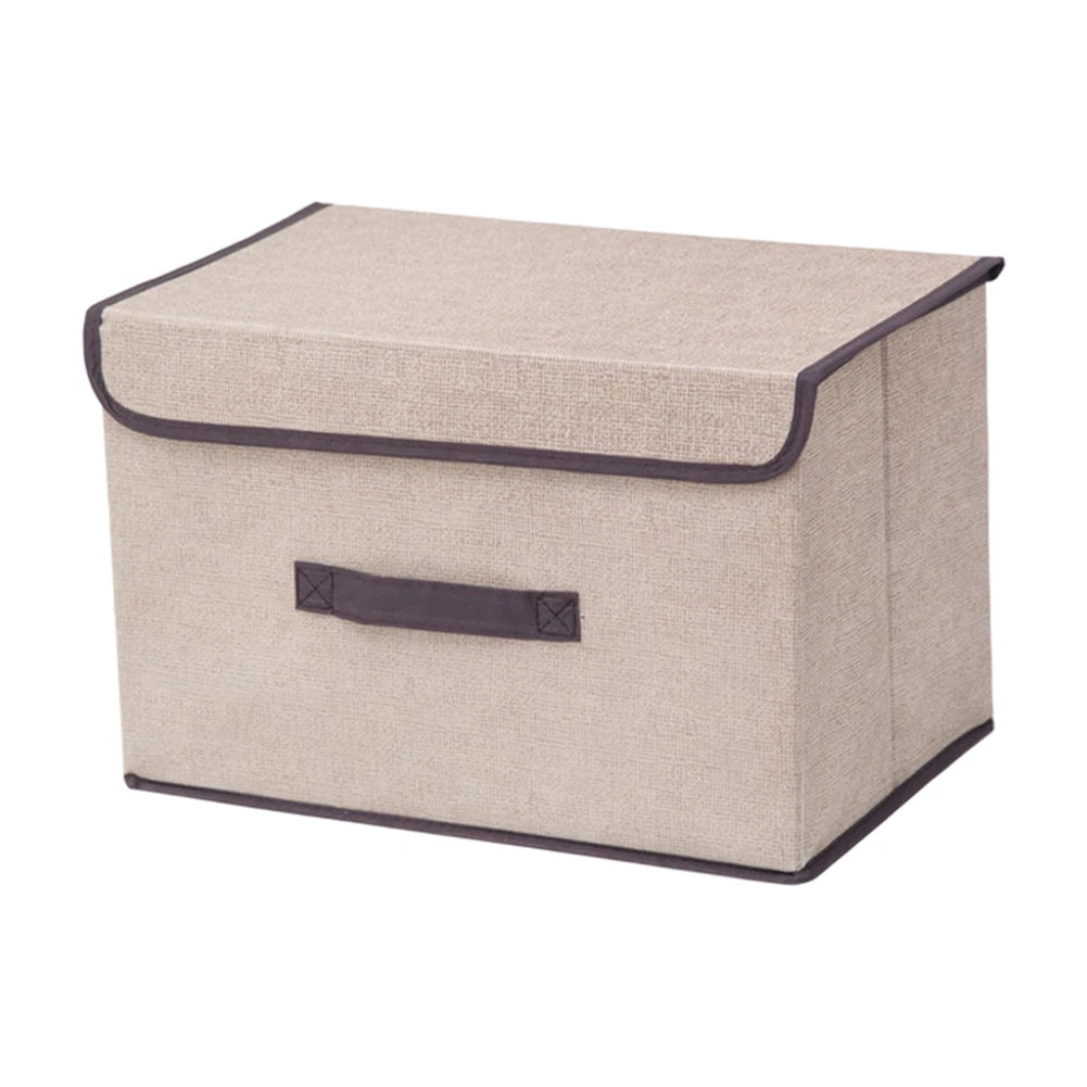 Home Fabric Storage Box Foldable Clothing Dustproof Organizing Large