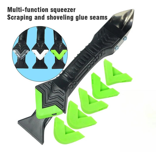 Silicone Spatula Remover Window Cleaning Tool Sealant Smooth Remover Squeegee Caulk Organizer Silicon Scraper Smooth Grout Kit Peaceful Pleasures Health and Wellness