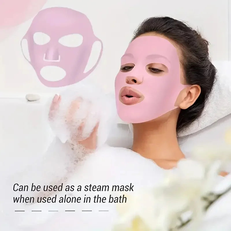 Silicone 3D Face Mask Cover – Reusable Anti-Evaporation Shield