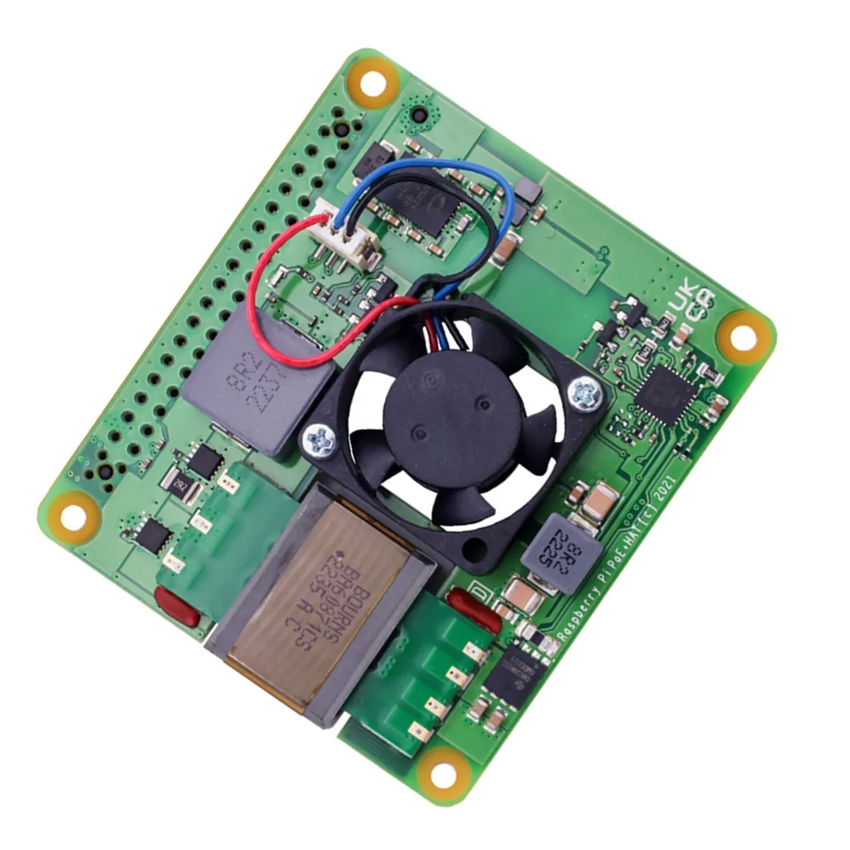 Raspberry Pi 4 & 3 B+ PoE+ HAT – 802.3af/at Power over Ethernet Peaceful Pleasures Health and Wellness