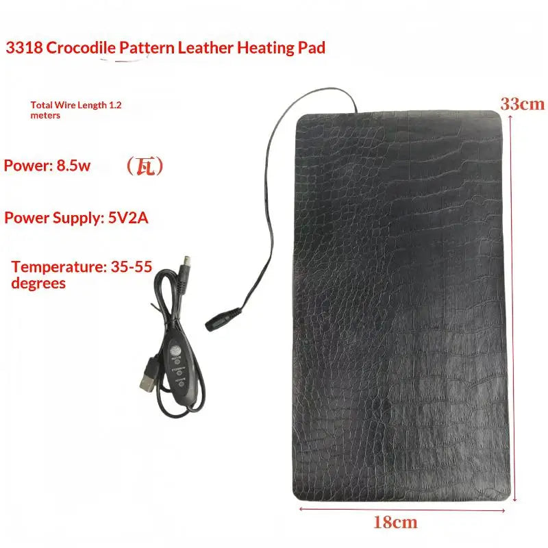 Reptile Heat Mat – Waterproof Anti-Scratch Heating Pad for Reptiles Reptile Heating Pad Peaceful Pleasures Health and Wellness A2