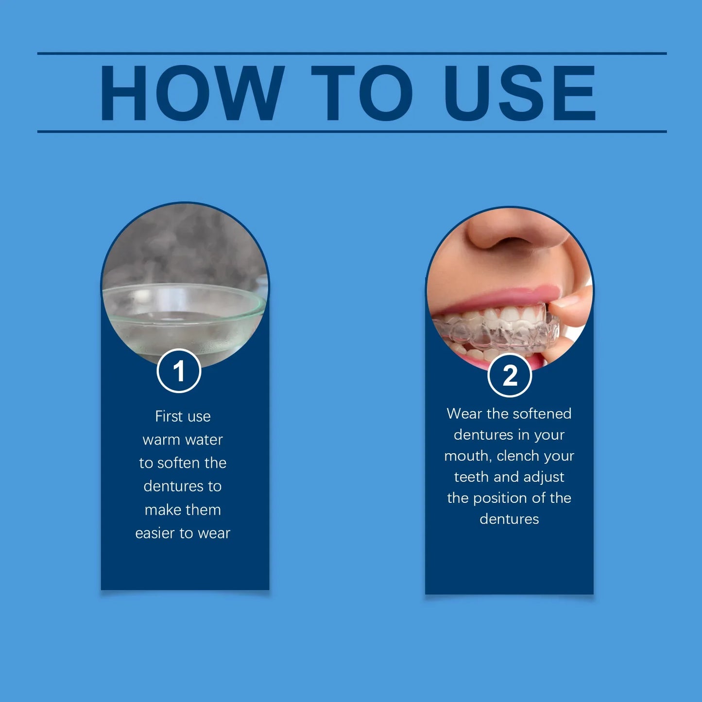 Adjustable Snap-On Dental Veneers – Temporary Teeth Cover